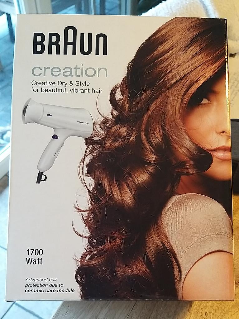 Haardroger Braun Creation NIEUW, Ophalen, Nieuw, Haardroger