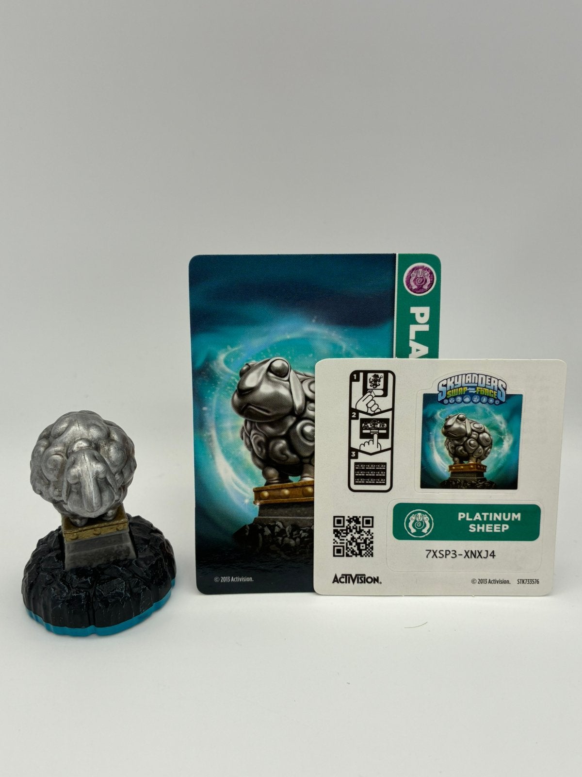 Skylanders Platinum Sheep avec autocollant et carte, Consoles de jeu & Jeux vidéo, Jeux | Autre, Envoi, Comme neuf