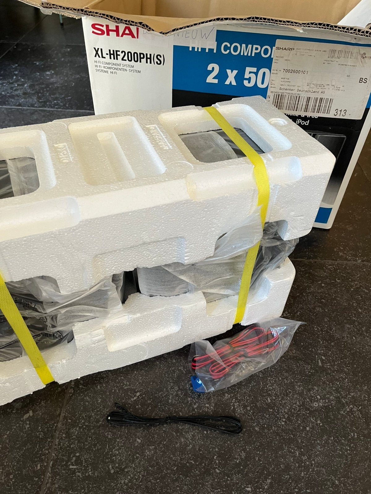 Nieuwe boxen SHARP, TV, Hi-fi & Vidéo, Enceintes, Enlèvement, Neuf