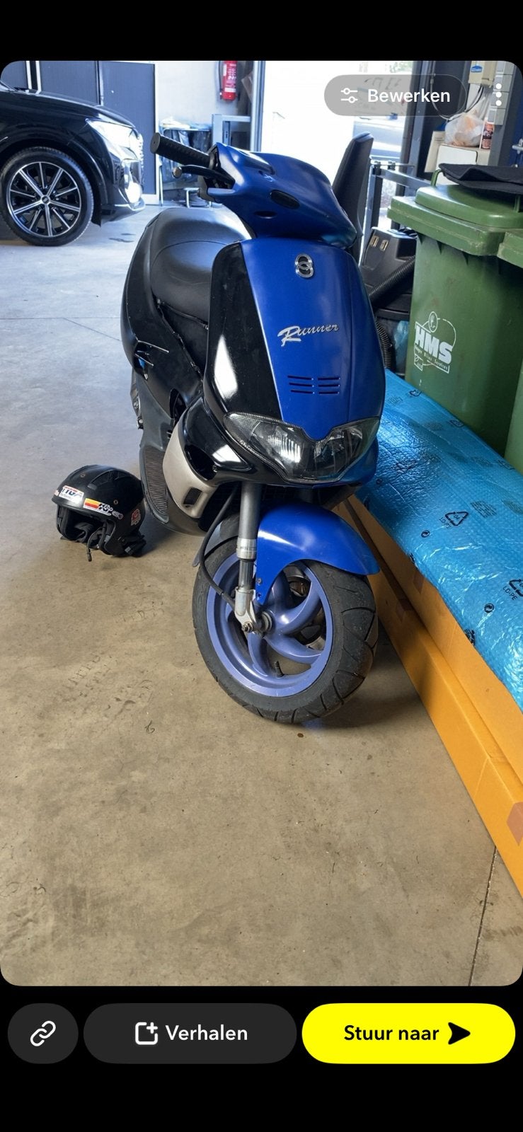 Gilera runner 70 cc, Ophalen, Zo goed als nieuw