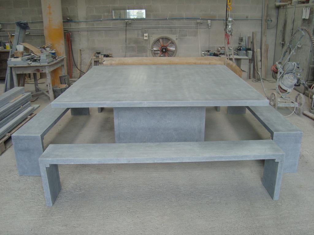 Table en pierre bleue, Verzamelen, Beelden en Beeldjes, Nieuw, Overige typen, Ophalen