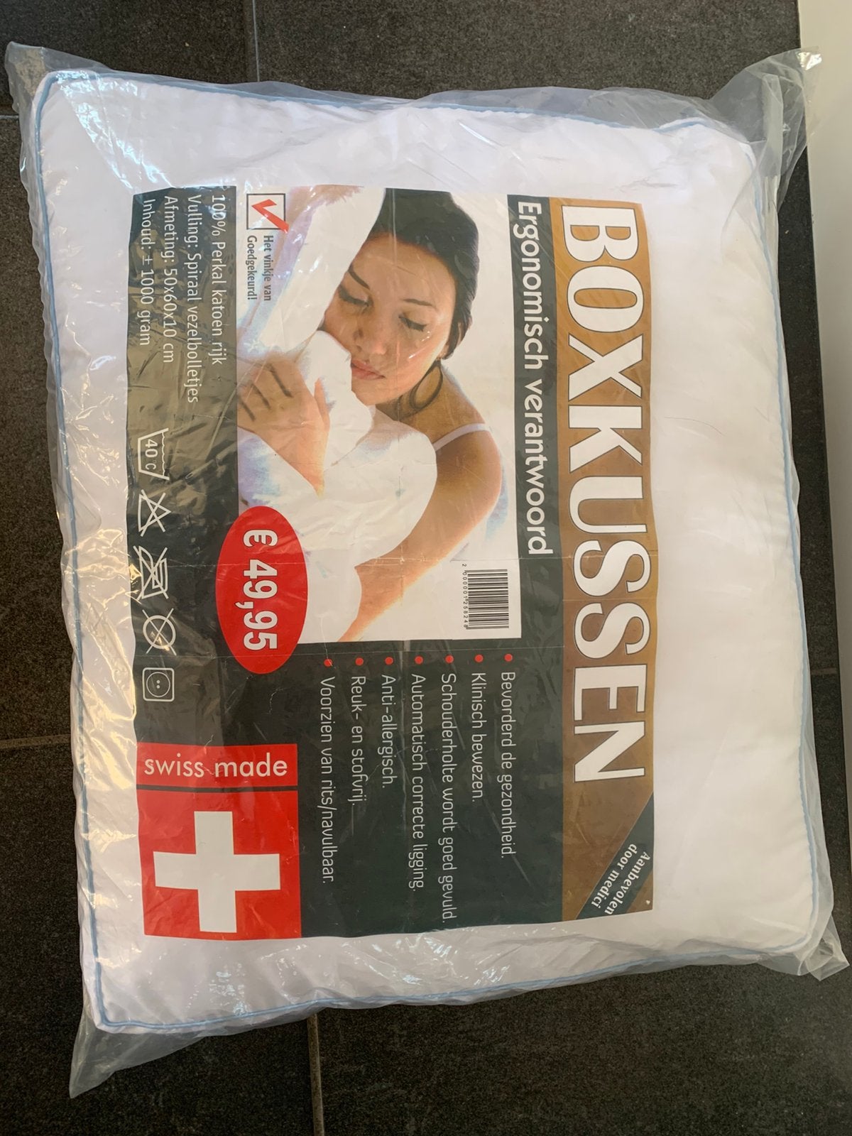 Nieuw hoofdkussen, Huis en Inrichting, Slaapkamer | Beddengoed, Ophalen, Wit, Overige materialen, Nieuw