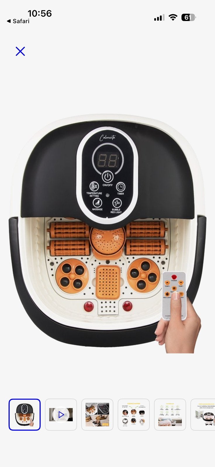 Voetenbad, Electroménager, Friteuses à air, Enlèvement, Comme neuf