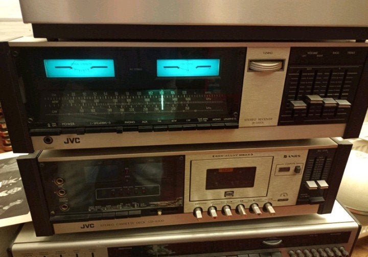 hi-fi vintage Ampli cassette JVC années 70, Enlèvement, Stéréo, JVC
