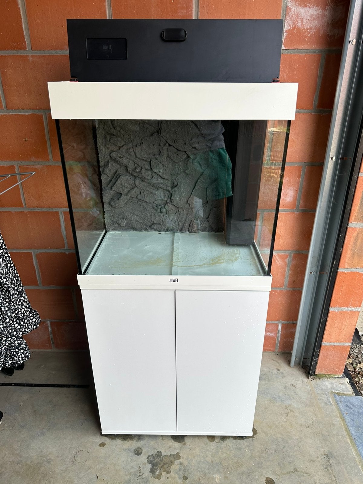 Juwel 120 met kast en toebehoren, Ophalen, Pomp, Zo goed als nieuw, Juwel