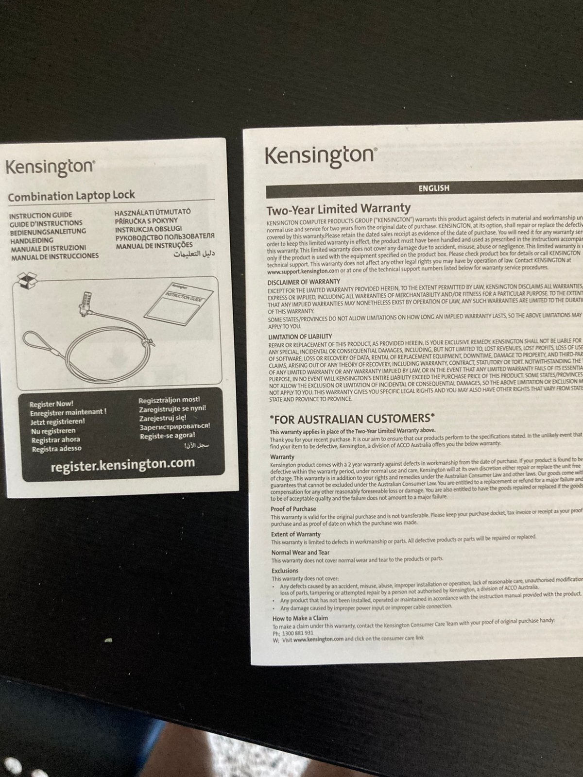 Kensington laptopslot, Computers en Software, E-readers, Ophalen, Zo goed als nieuw