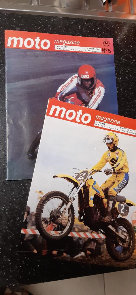 Magazine Mota Magazine 1979 - français - 30 mars +9 novembre, Collections, Revues, Journaux & Coupures, Journal ou Magazine, 1960 à 1980