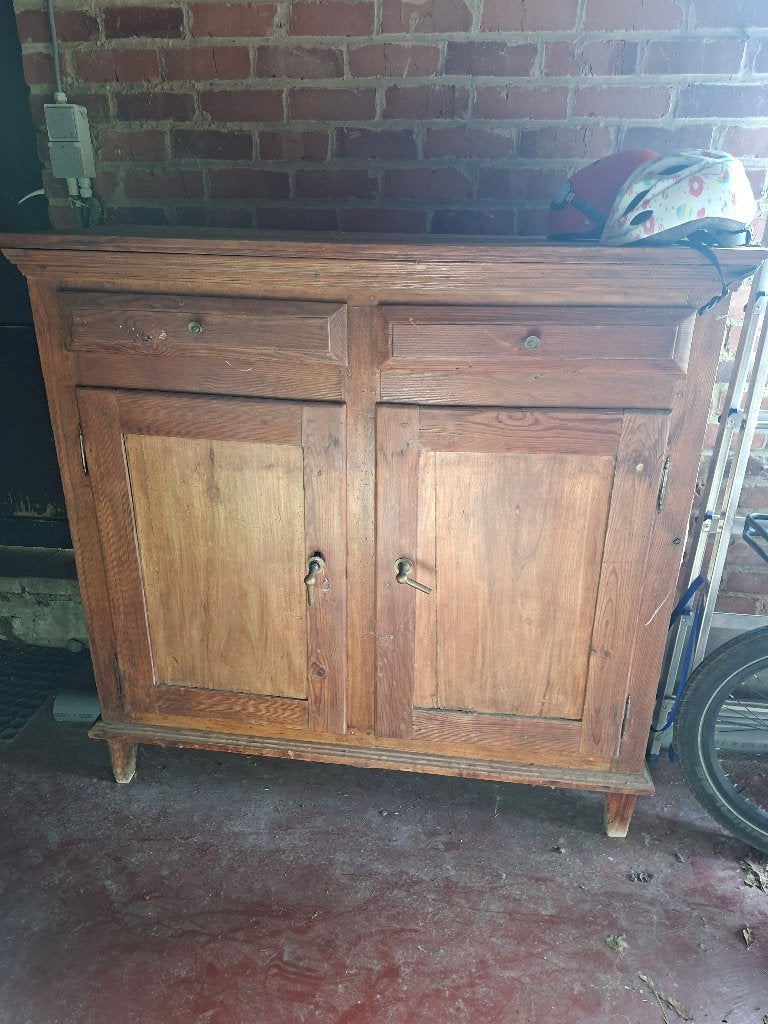Houten kast, Antiek en Kunst, Antiek | Meubels | Kasten, Ophalen
