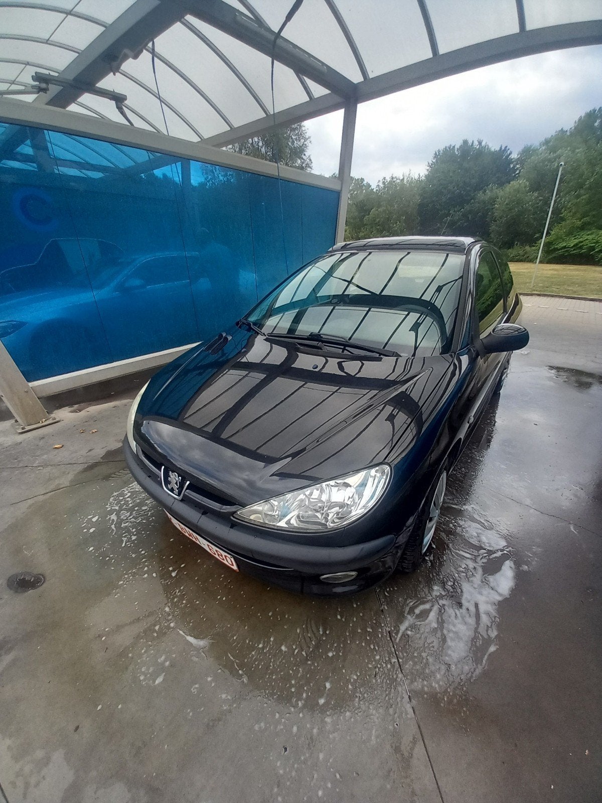 Peugeot 206+ hatchback, Auto's, Peugeot, Voorwielaandrijving, 4 zetels, Stof, Zwart