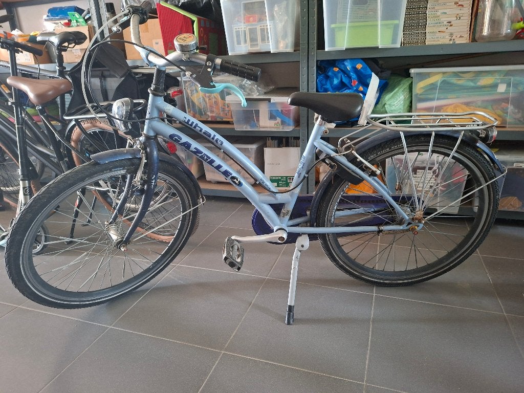 Fiets Gazelle - Whale - big blue sea - 24 inch, Fietsen en Brommers, Ophalen, Terugtraprem, Handrem, Gebruikt