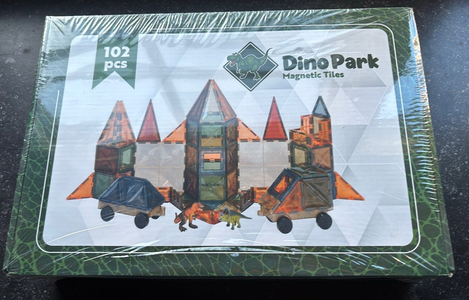 Magneetblokken dino park, Ophalen, Nieuw