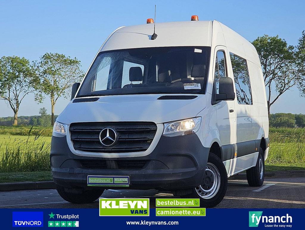 Mercedes-Benz SPRINTER 314 L2H2 Dubbele Cabine!, Auto's, Wit, Mercedes-Benz, Bedrijf, Te koop