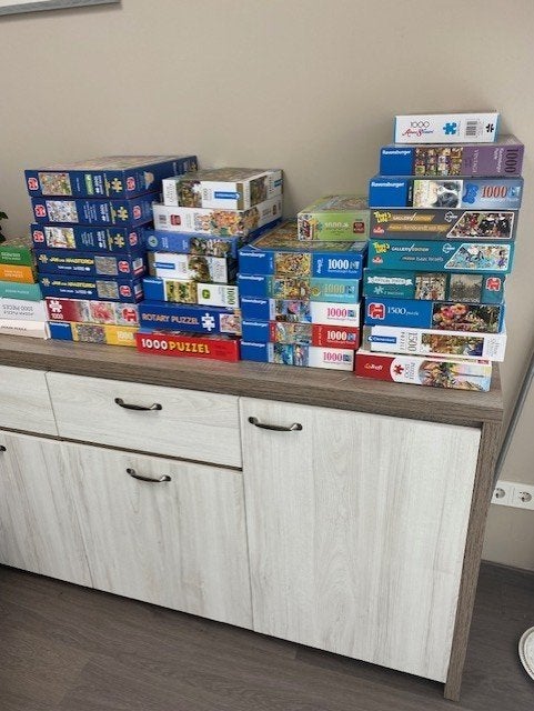 ZEER MOOIE LEGPUZZELS, Hobby en Vrije tijd, Ophalen, Gebruikt