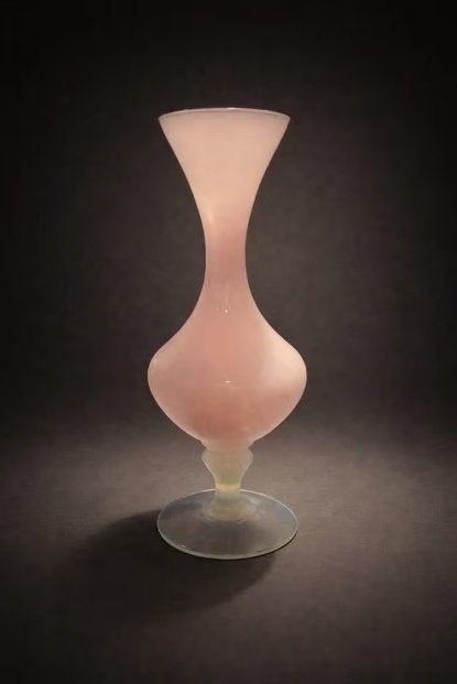 Vase soliflore vintage en opaline., Enlèvement
