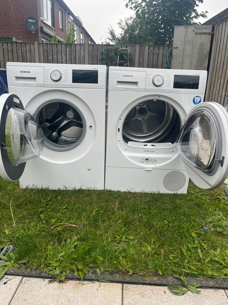 Siemens iQ500 Wasmachine + Warmtepompdroger Set, Ophalen of Verzenden