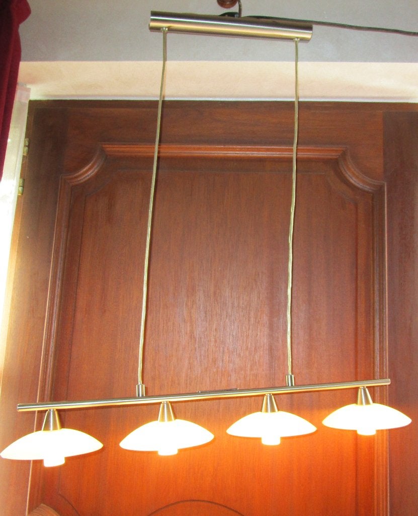 moderne hanglampen, Huis en Inrichting, Lampen | Hanglampen, Ophalen, Zo goed als nieuw, Glas