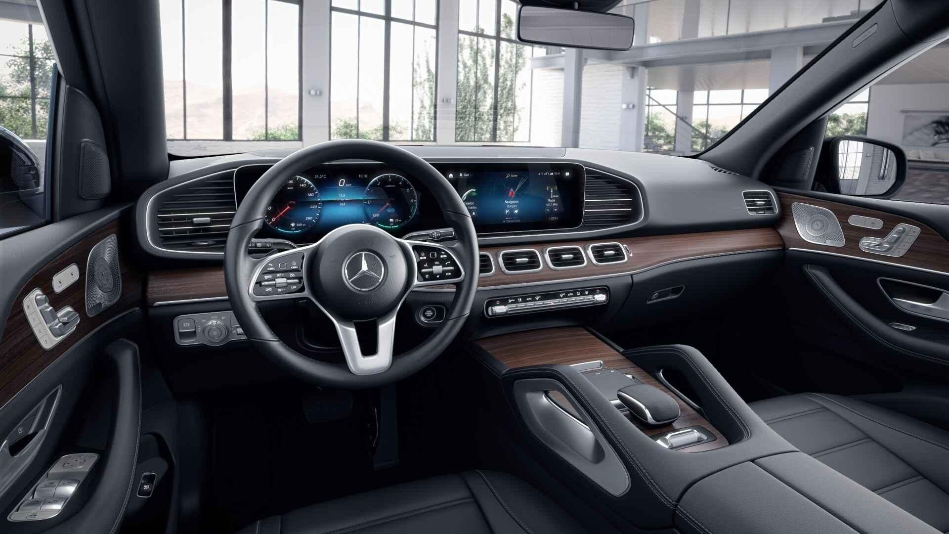 Mercedes-Benz GLE GLE 350 de 4MATIC | Night Pack | Panoramis, Stof, Gebruikt, Zwart, 4 cilinders
