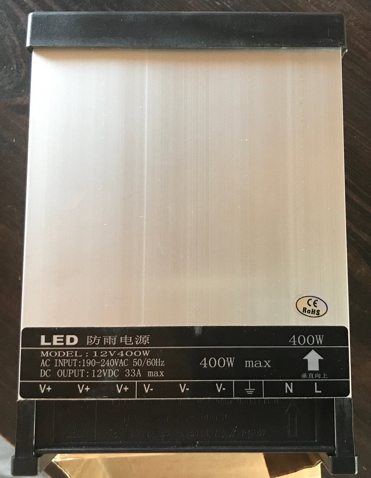 LED voeding verlichting in 220v-out 12v max 400W-33A max, Ophalen of Verzenden, Nieuw