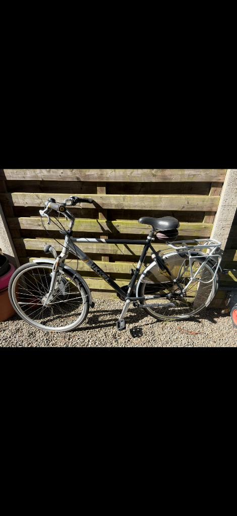 Herenfiets groot model, Ophalen, Gebruikt, Overige merken