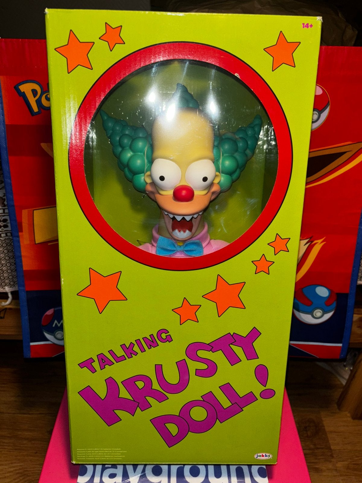 Poupée parlante Krusty The Clown Jakks Pacific Les Simpson, Enlèvement ou Envoi, Comme neuf