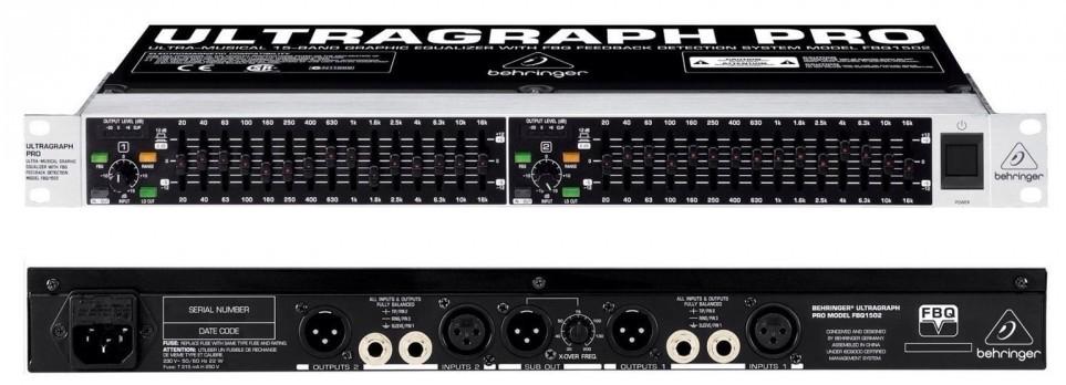 Behringer FBQ1502 Ultragraph Pro Égaliseur, Enlèvement ou Envoi, Comme neuf, Moins de 5 canaux