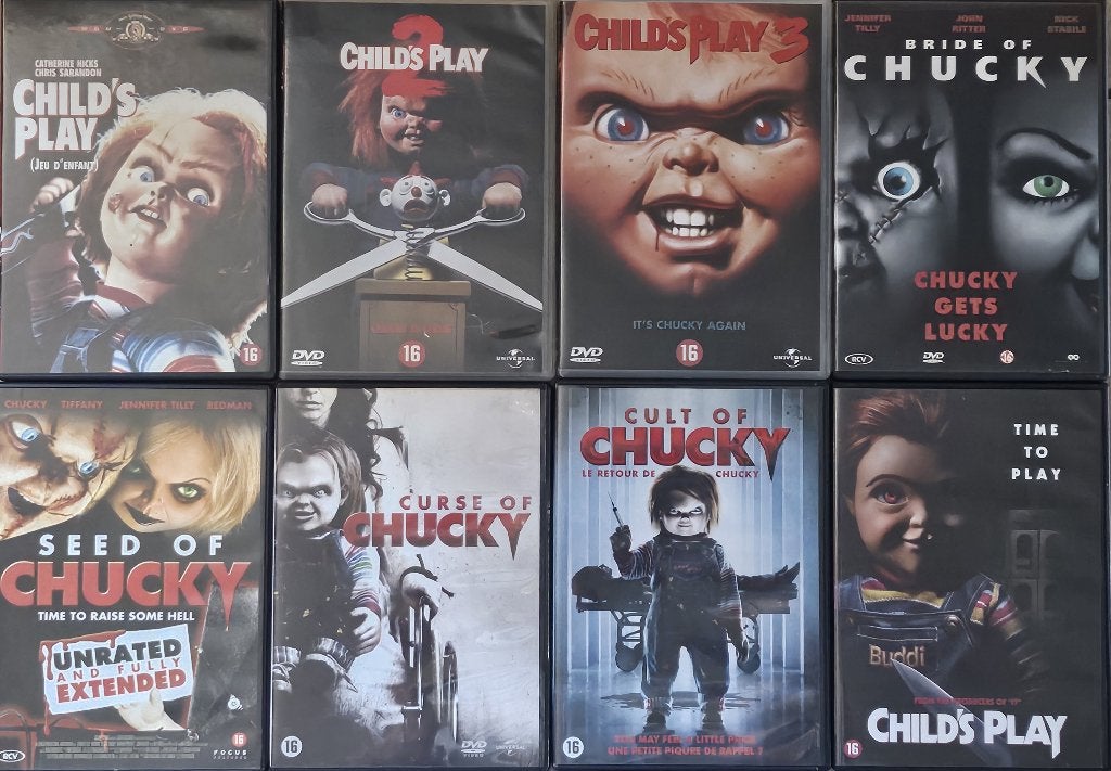 Child's Play Collectie, Cd's en Dvd's, Dvd's | Horror, Zo goed als nieuw, Cult, Engels, Nederlands, Ophalen of Verzenden
