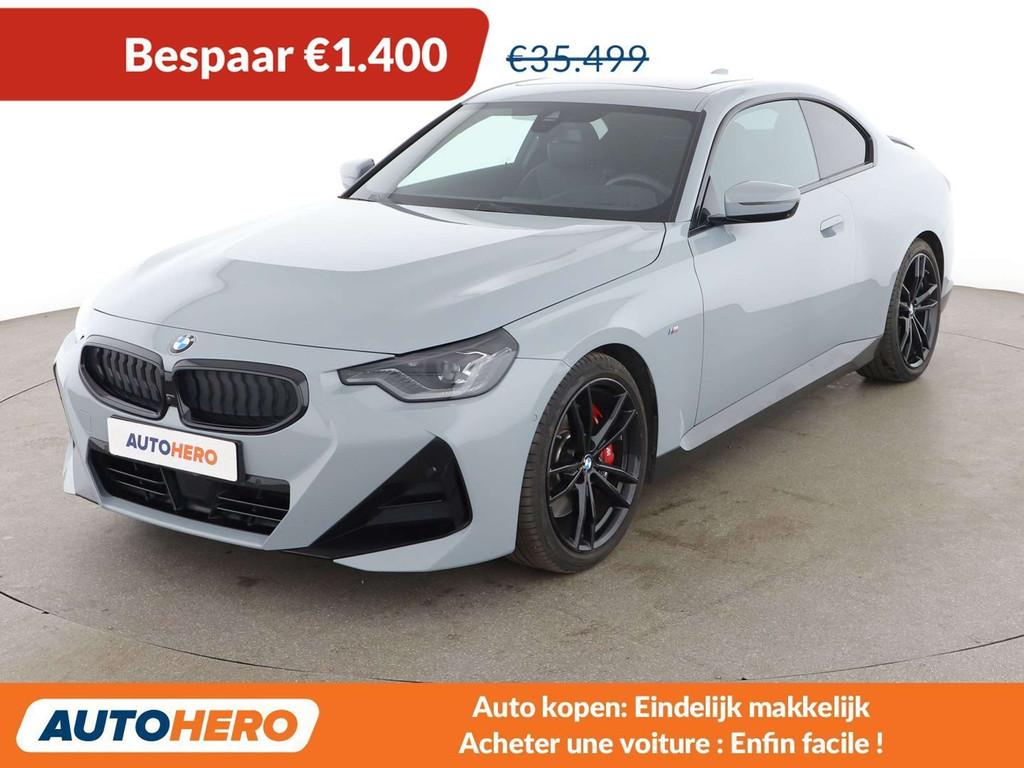 BMW 2 Serie 220 220i M Sport (année de construction 2021), Autos, Argent ou Gris, 149 g/km, Noir, 2 portes