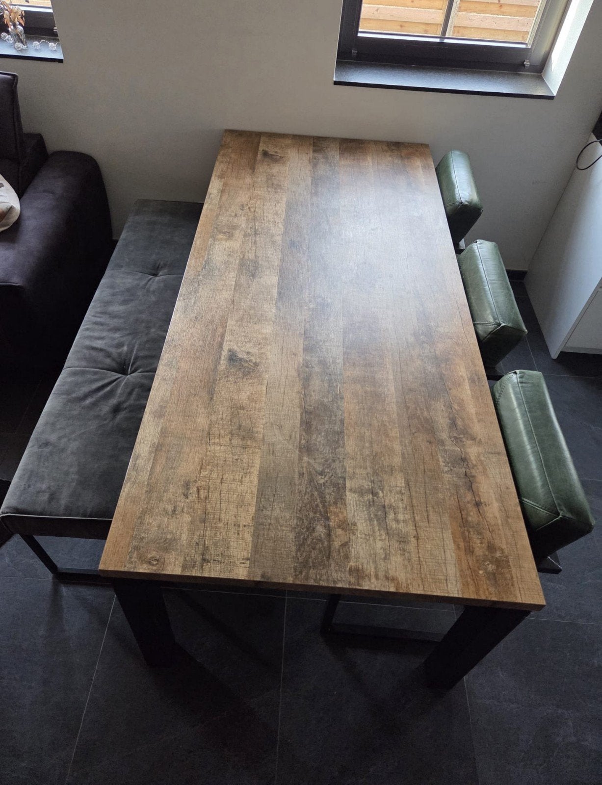 Houten eettafel, Huis en Inrichting, Ophalen, Zo goed als nieuw