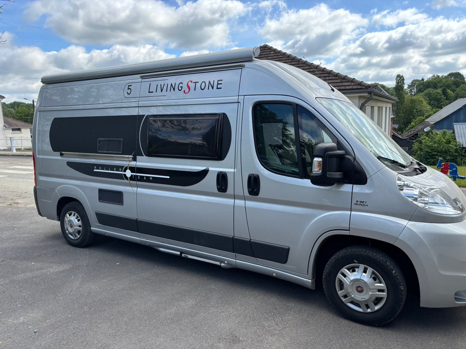 Mobilhome livingstone 5 slechts 20000 km !!!!, Caravans en Kamperen, Mobilhomes, Bedrijf, Fiat
