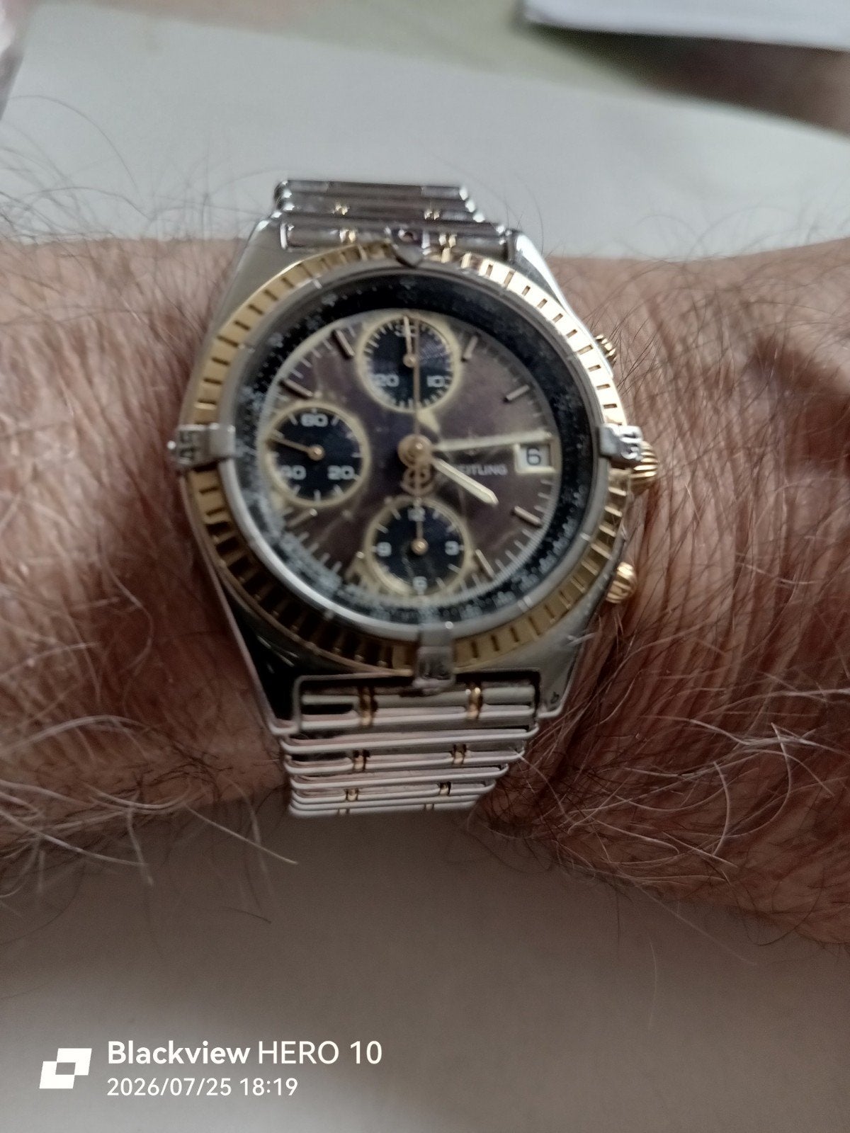 Horloge Breitling, Bijoux, Sacs & Beauté, Montres | Hommes, Enlèvement, Or, Or, Breitling