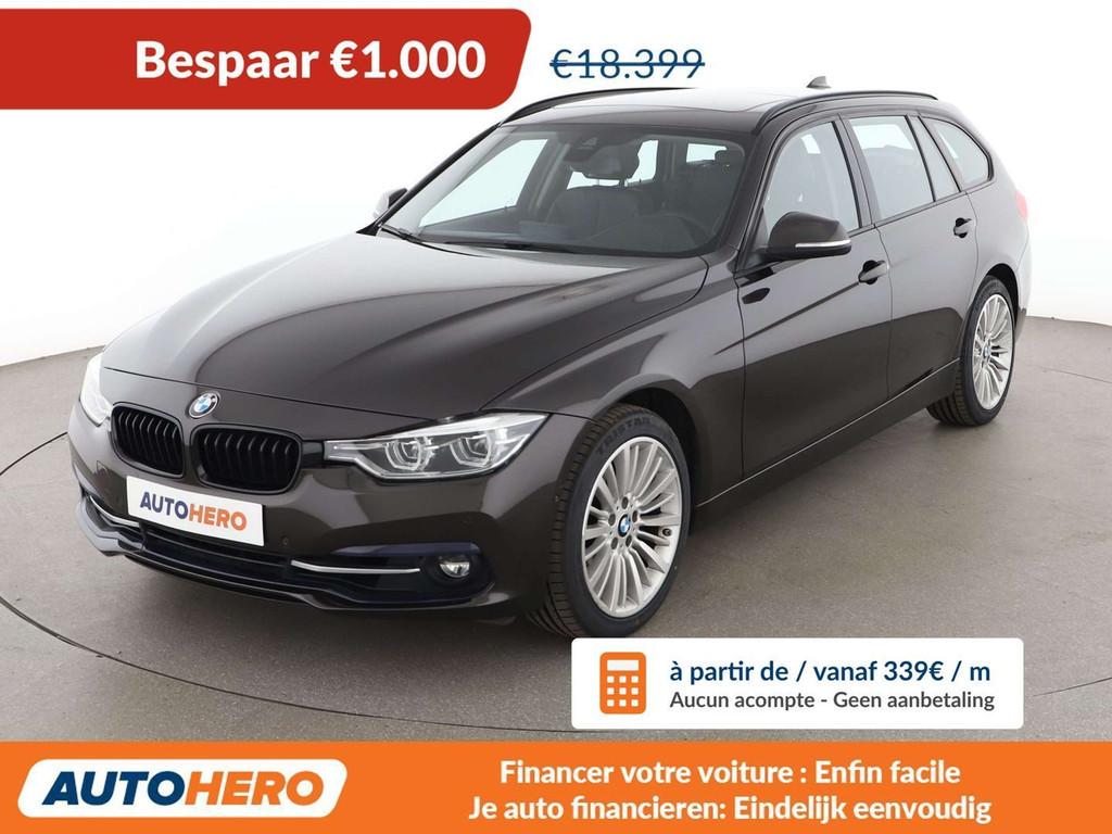 BMW 3 Serie 320 320i Sport Line (bj 2018, automaat), Auto's, Automaat, Achterwielaandrijving, Gebruikt, 1595 kg