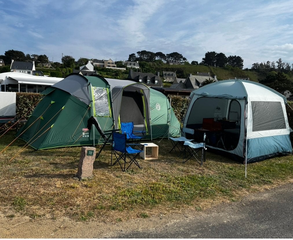 Tente familiale Coleman Mackenzie 6 prs-blackout-600x320, Caravans en Kamperen, Ophalen, Zo goed als nieuw