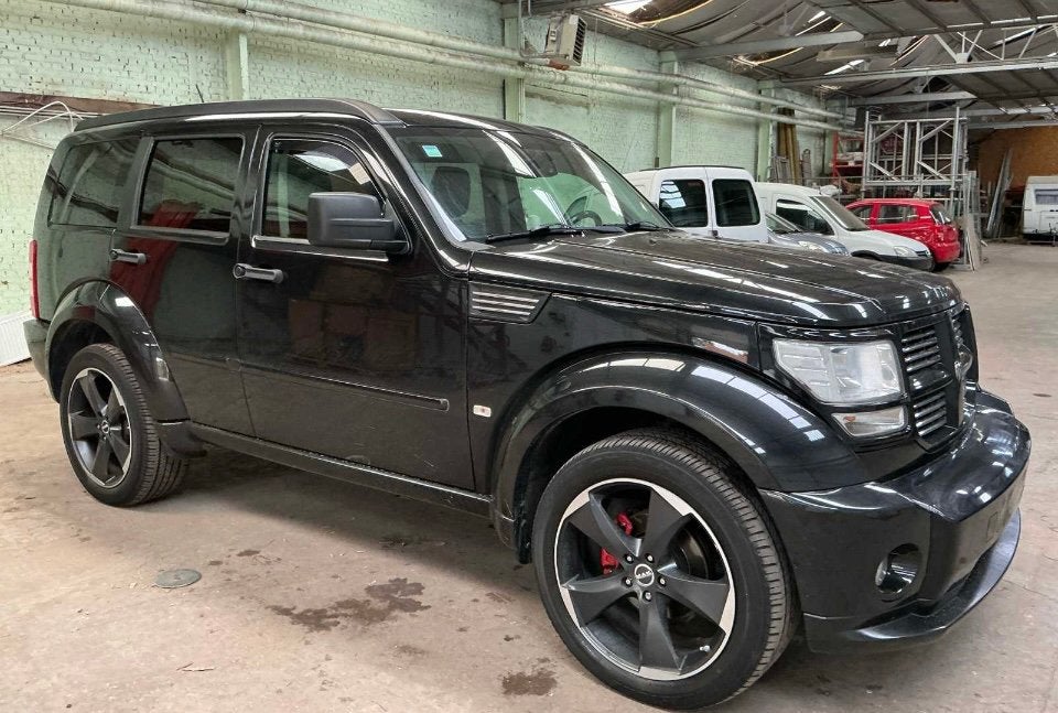 DODGE NITRO R/T LICHTE VRACHT 2.8 CRD, Auto's, Zwart, 2500 kg, Zwart, Leder