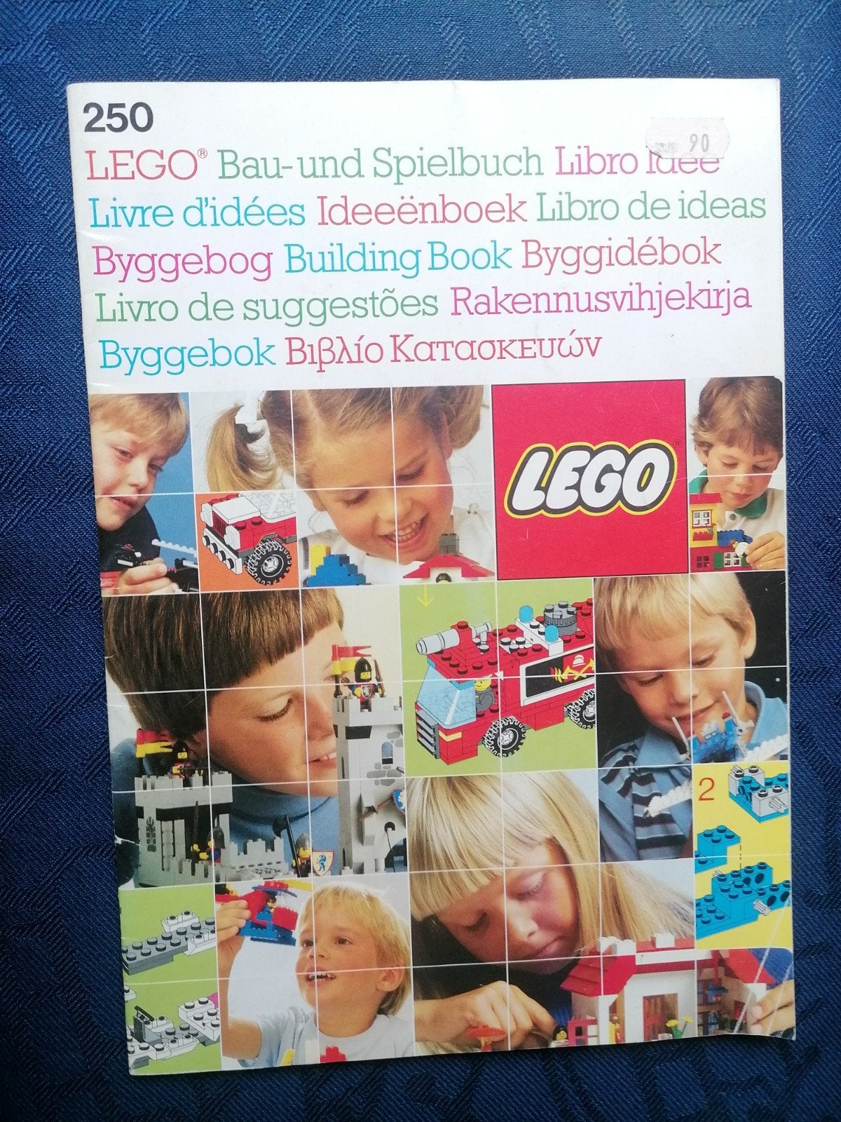 Livre d'idées LEGO 250 Legoland (1987) + Stickers, Enlèvement ou Envoi, Lego, Ensemble complet, Comme neuf
