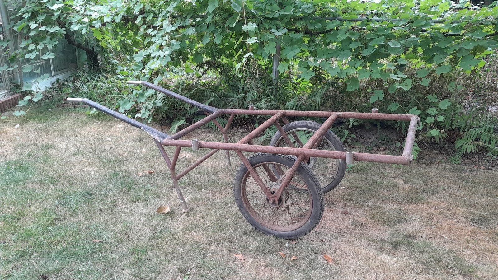 Brouette pare-chocs pour fleuriste 2 m, Enlèvement, Utilisé, Manuelle, À deux roues