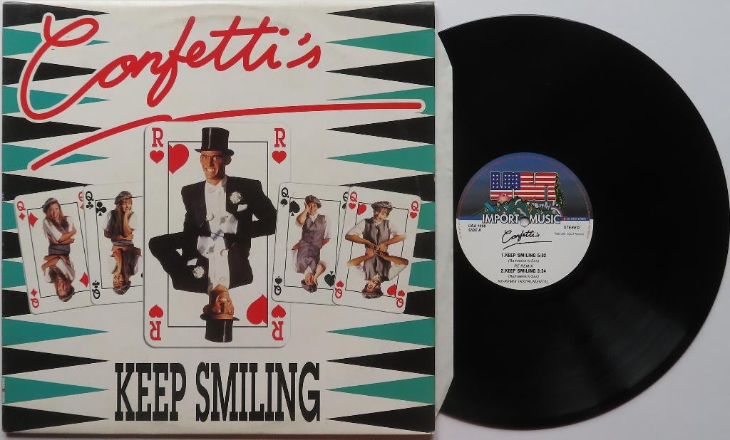 Confettis - Gardez le sourire. Maxi, CD & DVD, Vinyles | Dance & House, 12 pouces, Enlèvement ou Envoi, 1980 - 1989, Autres genres