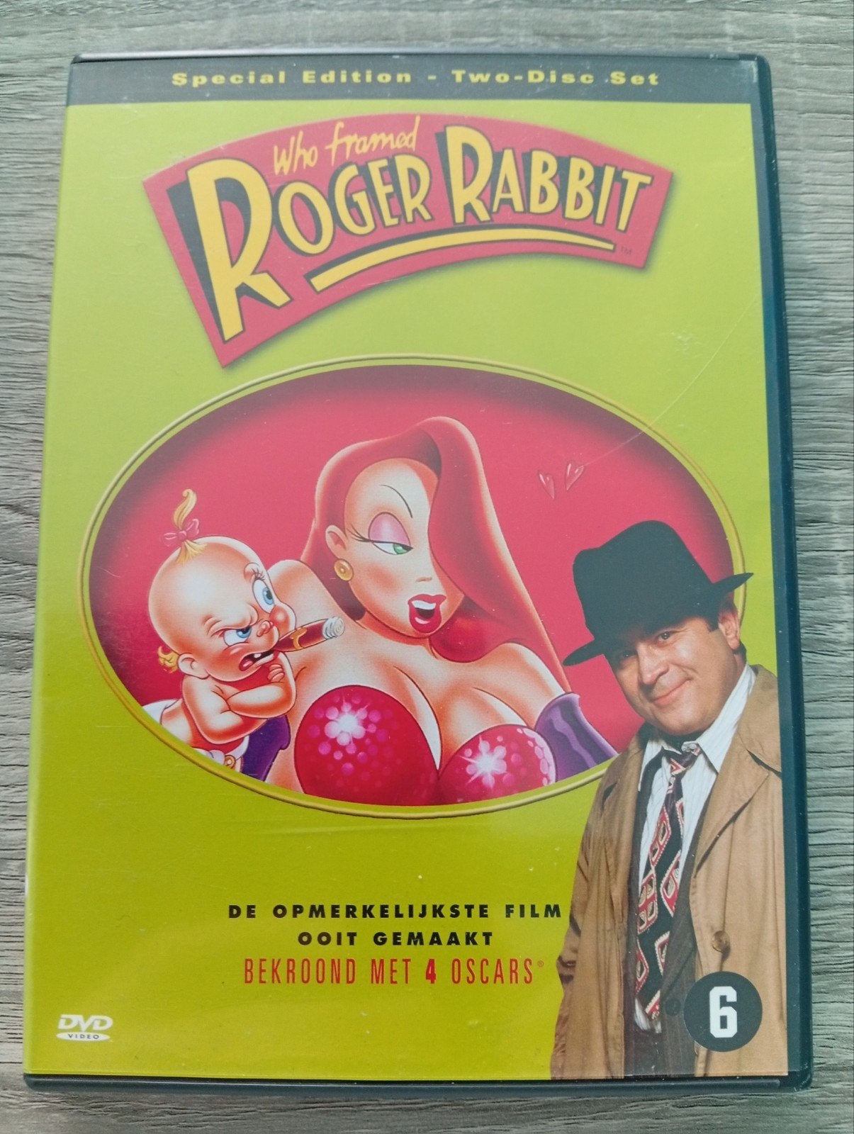 who framed Roger rabbit komedie dvd Bob hoskins, Cd's en Dvd's, 2000 tot heden, Ophalen of Verzenden, Zo goed als nieuw, Komedie