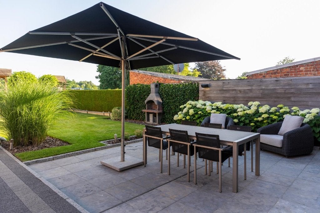 Exclusieve tuinset Tribu, Tuin en Terras, Ophalen, Inox, Gebruikt, 6 zitplaatsen