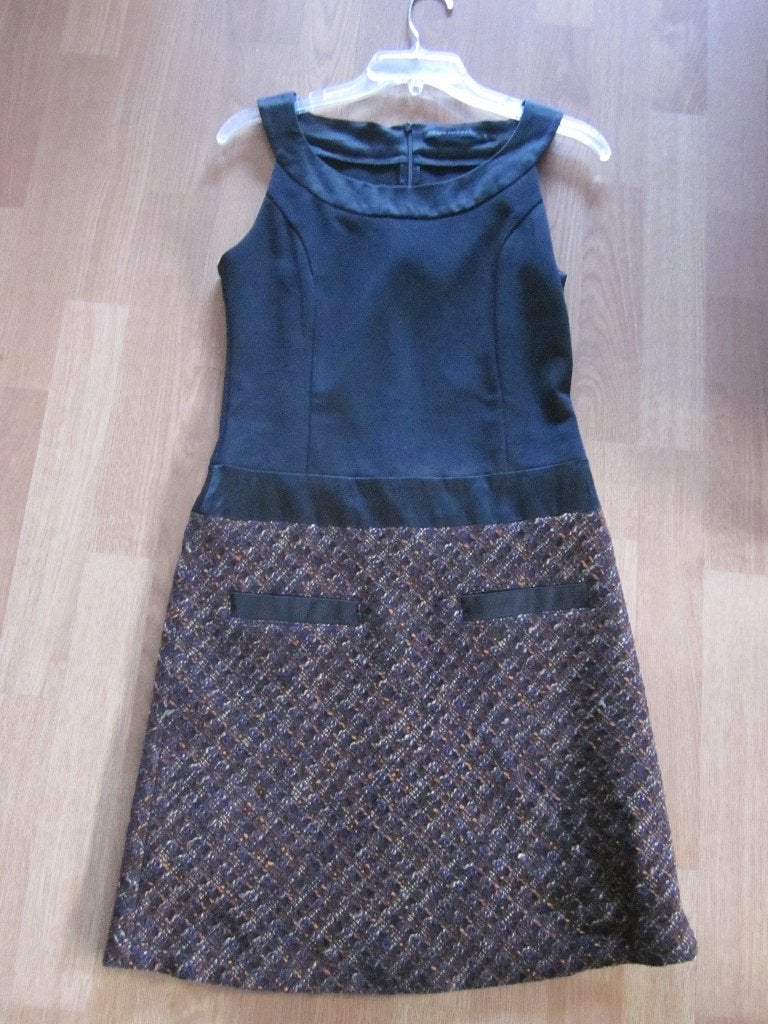 zwart-bruin kleed van het merk Steps (winterjurk), Kleding | Dames, Zwart, Ophalen of Verzenden, Zo goed als nieuw, Steps