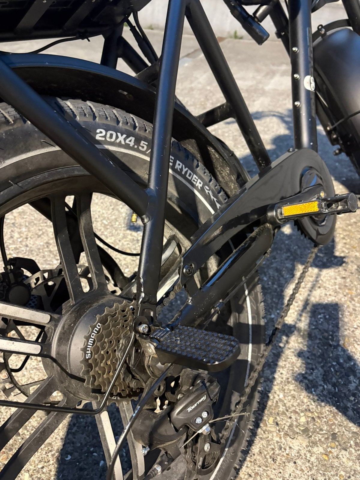 RPE Ryder elektrische fatbike 20x4 – zwart, Ophalen of Verzenden, Zo goed als nieuw, Large
