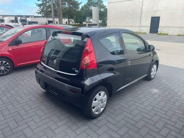 Peugeot 107 1.0I Active, 90370 KM, Euro5, Keuring + Garantie, Stof, 50 kW, 103 g/km, Zwart