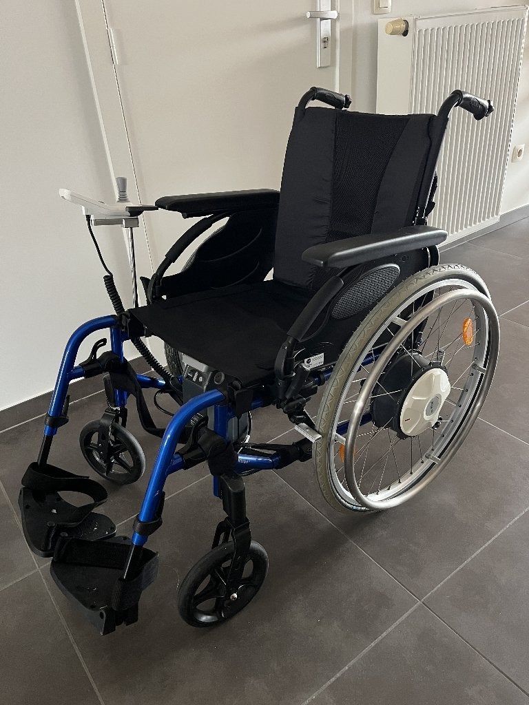 Elektrische rolstoel, Ophalen, Inklapbaar, Gebruikt, Elektrische rolstoel