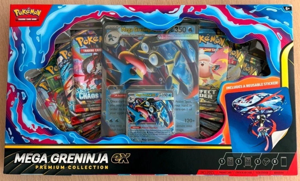 Mega greninja ex collection box ENG, Hobby & Loisirs créatifs, Enlèvement