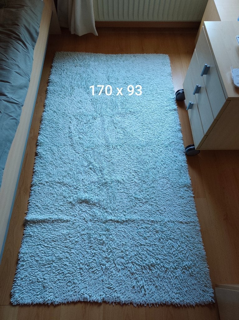 Lichtgroen tapijt 170 x 93 cm, Maison & Meubles, Ameublement | Tapis & Moquettes, Enlèvement ou Envoi, Utilisé, Vert