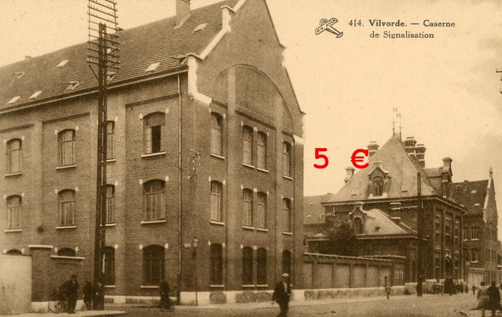 carte postale - Cazerne Vilvoorde, Envoi