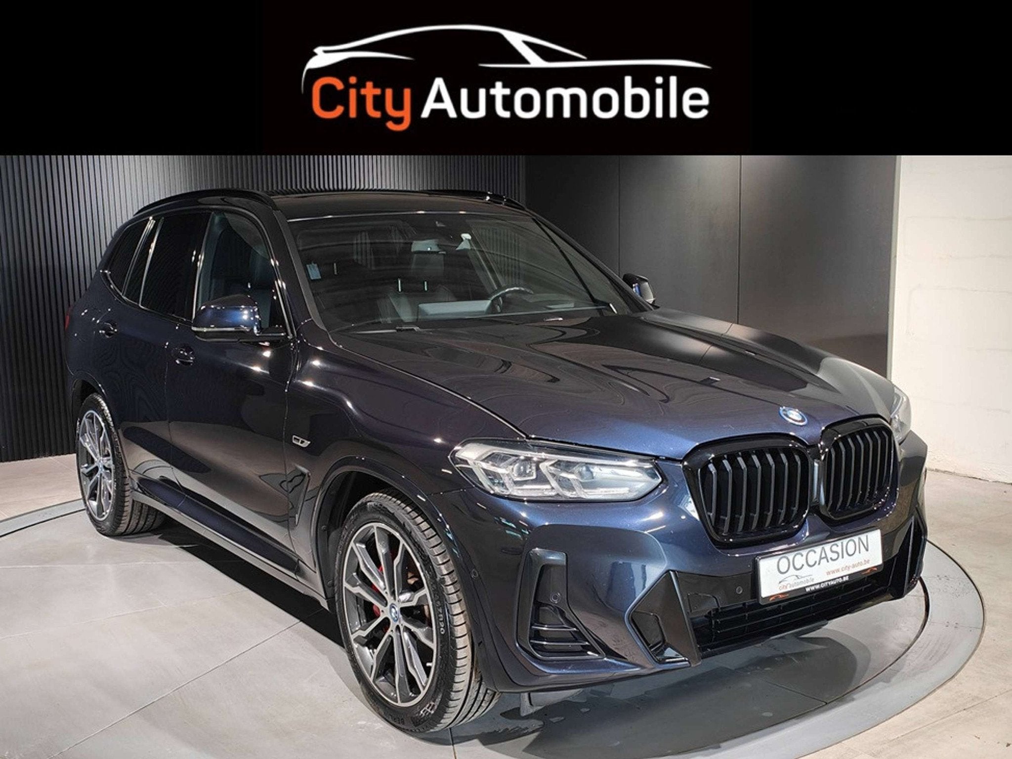 BMW X3 XDRIVE 30E PHEV PACK M CARPLAY CAMERA TOIT PANO OU, Automaat, 48 g/km, Blauw, Leder