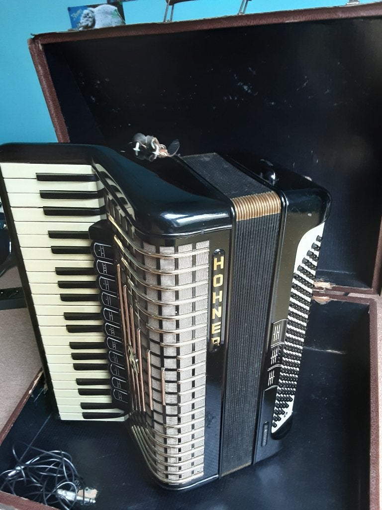 Accordéon, Musique & Instruments, Avec valise, Enlèvement, Utilisé, Hohner