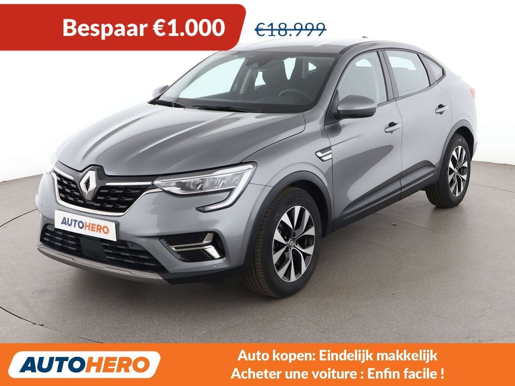 Renault Arkana 1.6 Hybrid E-Tech Zen (bj 2022, automaat), Auto's, Arkana, Stof, Gebruikt, Geheel digitaal combi-instrument