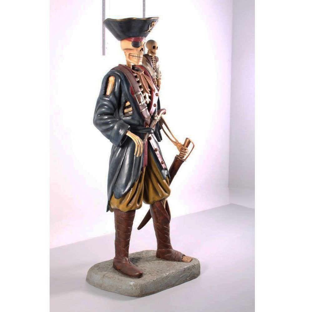 Statue de pirate 198 cm  statue squelette de pirate réaliste, Enlèvement, Neuf
