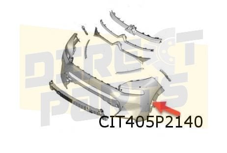 Citroën C3 Aircross voorbumper (bij dodehoekbewaking) (bij P, -, Nieuw, Bumper, -